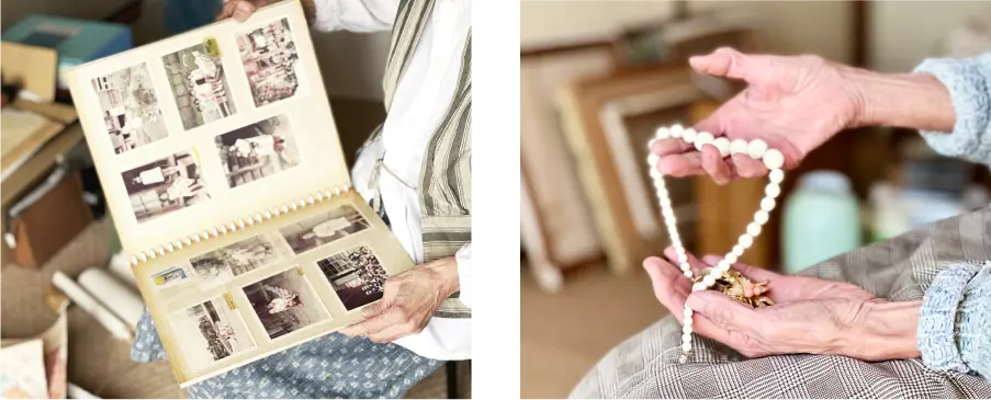遺品整理士認定証書を持つ専門スタッフが心を込めて遺品整理のお手伝いをいたします。