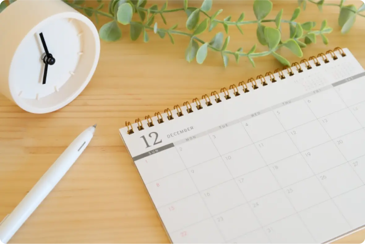 お見積り日時の決定